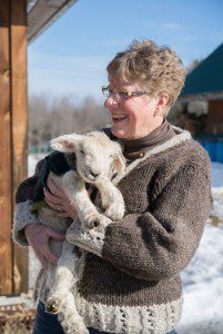 mary with miller sweater
